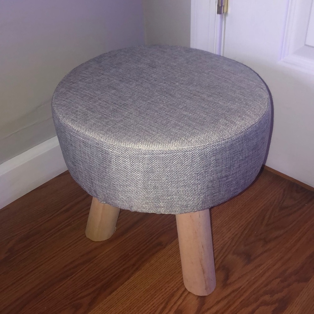 Gray Wooden Stools 1MORE LEFT ONLY